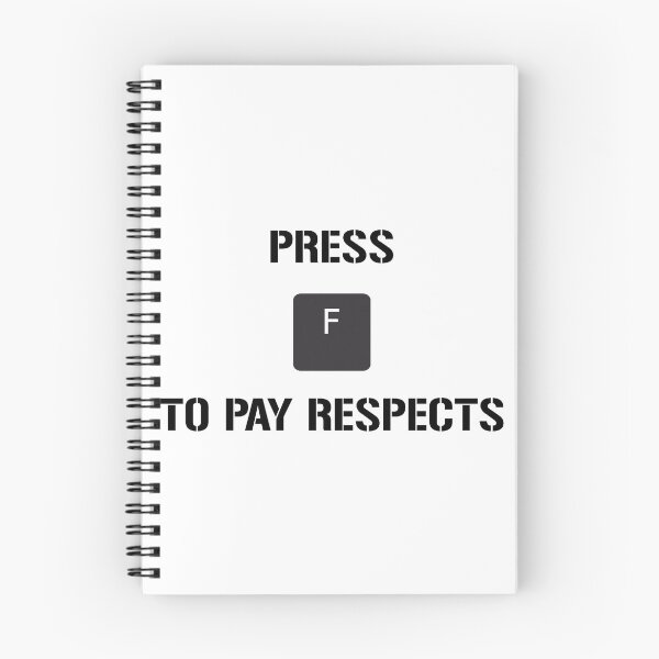 Item preview, Funny Meme Press F to Pay Respects designed and sold by geekydesigner.
