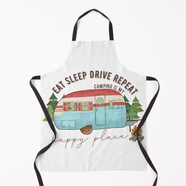 Item preview, Eat Sleep Drive Repeat Camping is My Happy Place Family Vacation Trip designed and sold by ThaphadaArtGall.
