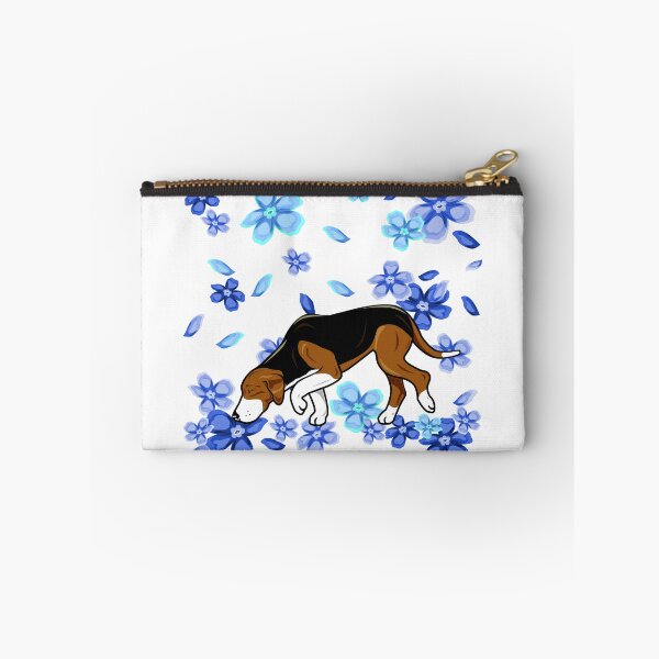 Item preview, Finnish Hound Flowers Blue designed and sold by waldogs.