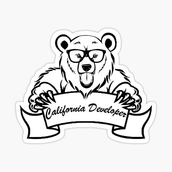 Item preview, California Developer designed and sold by yourgeekside.