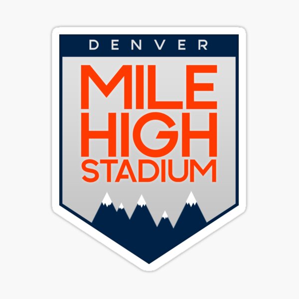 Mile High Stadium Stickers for Sale