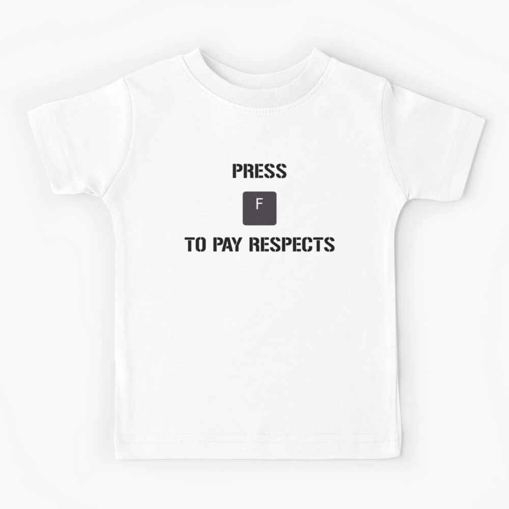  Funny video game shirt. Press F to pay respects