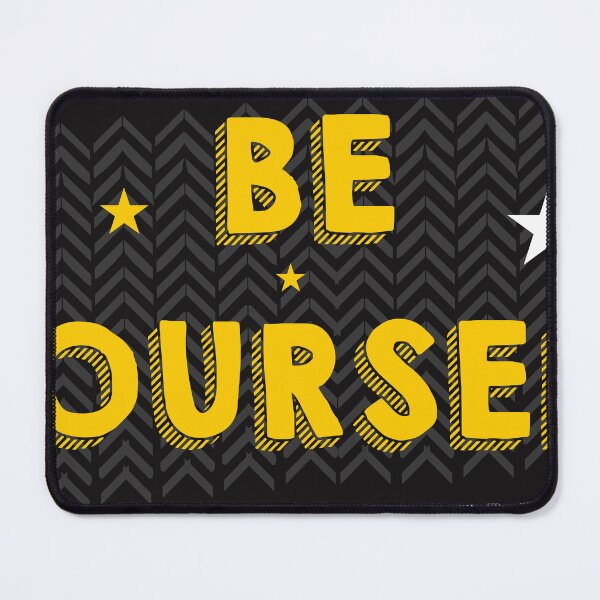 Item preview, Be Yourself Typographic Word designed and sold by RED FIR.