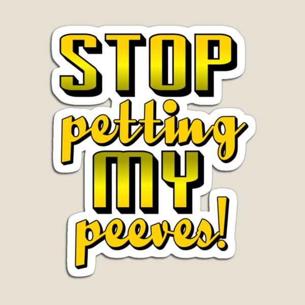 Item preview, Stop Petting My Peeves Lightweight Hoodie designed and sold by donniejeanjr6.