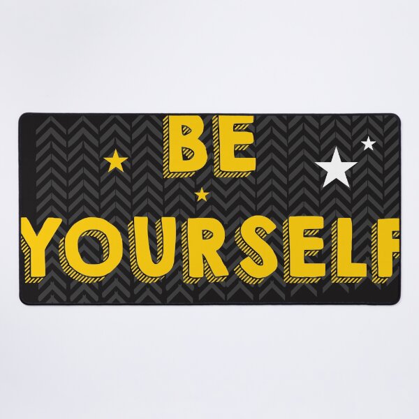 Item preview, Be Yourself Typographic Word designed and sold by RED FIR.