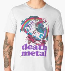 Death Metal Einhorn Männer Premium T-Shirts