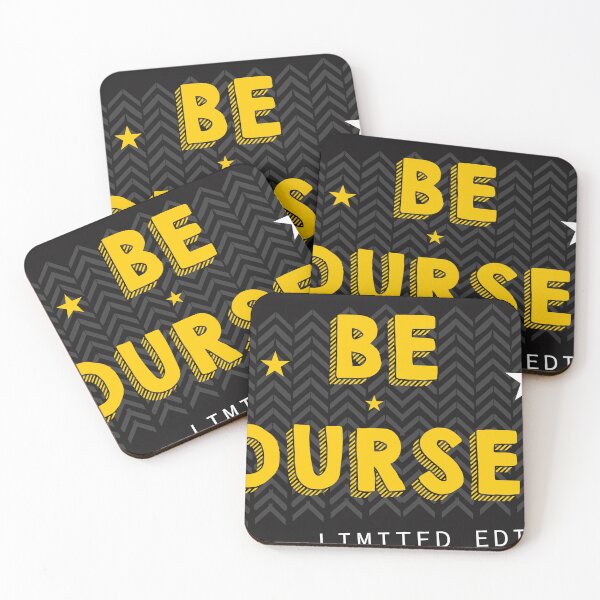 Item preview, Be Yourself Typographic Word designed and sold by RED FIR.