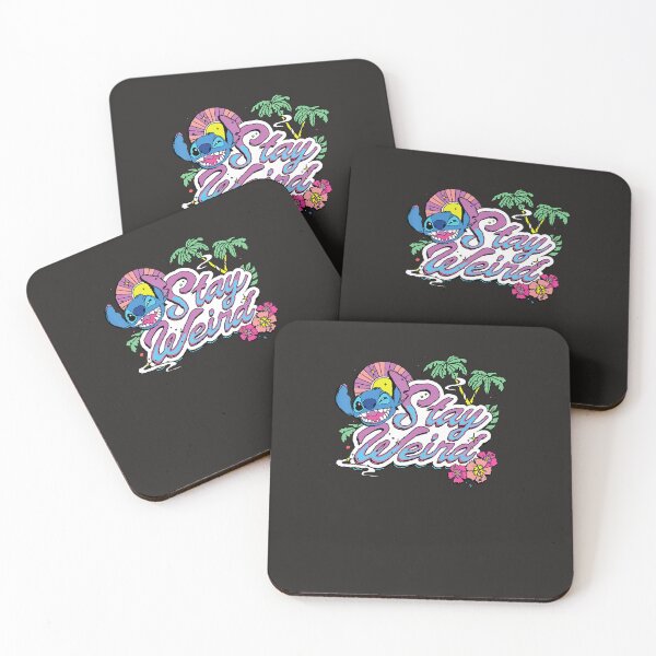 Item preview, Stitch Stay Weird Colorful Art C designed and sold by cyreeven.