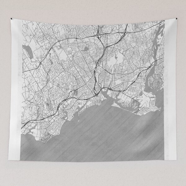 Item preview, Bridgeport Map Line designed and sold by HubertRoguski.