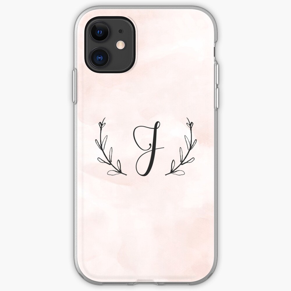 "laurel letter J" iPhone Case & Cover by artillia Redbubble