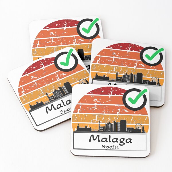Item preview, malaga spain Skyline vintage  designed and sold by WhereIsTravis.