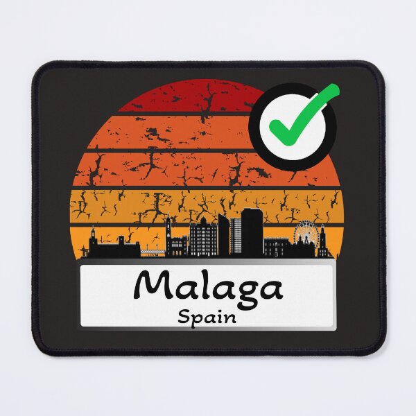 Item preview, malaga spain Skyline vintage  designed and sold by WhereIsTravis.