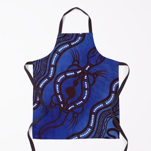 Item preview, Authentic Aboriginal Art - Lizard (2022) designed and sold by HogarthArts.