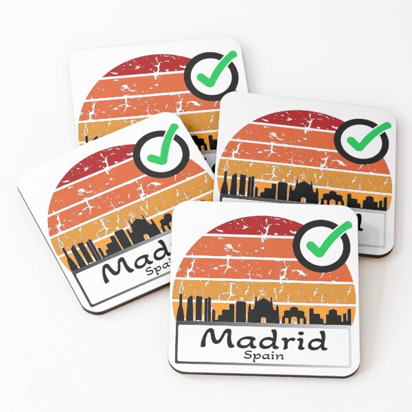 Item preview, spain madrid Skyline vintage  designed and sold by WhereIsTravis.