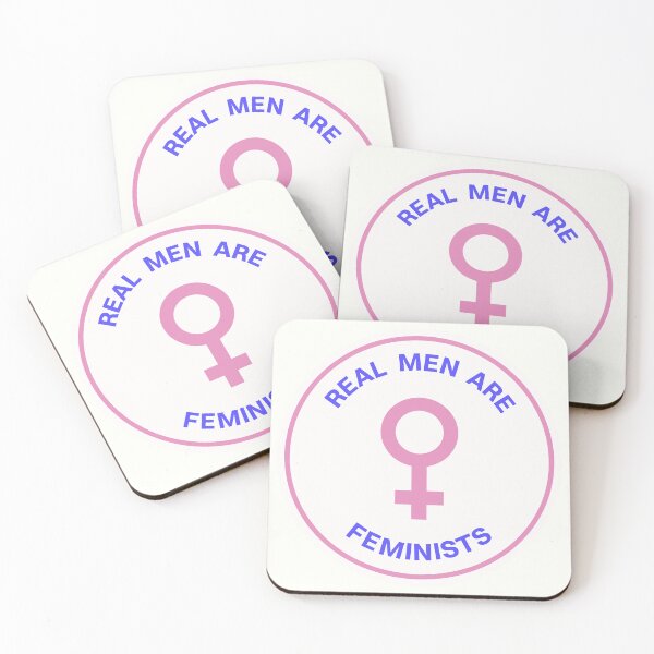 Item preview, Real Men Are Feminists designed and sold by Picket Club.
