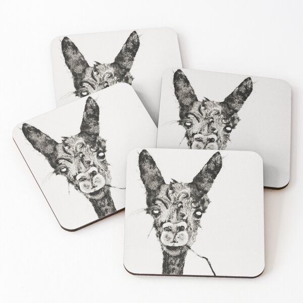 Item preview, Quirky Lamoid 1 - Cute Quirky Llama / Alpaca Character designed and sold by KeeleyArtPrint.