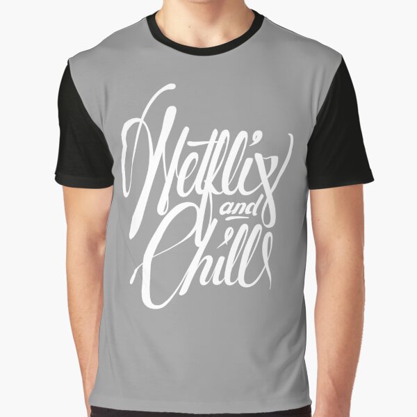Artikel-Vorschau von Netflix & Chill - weiß auf grau, designt und verkauft von TresChicXO.