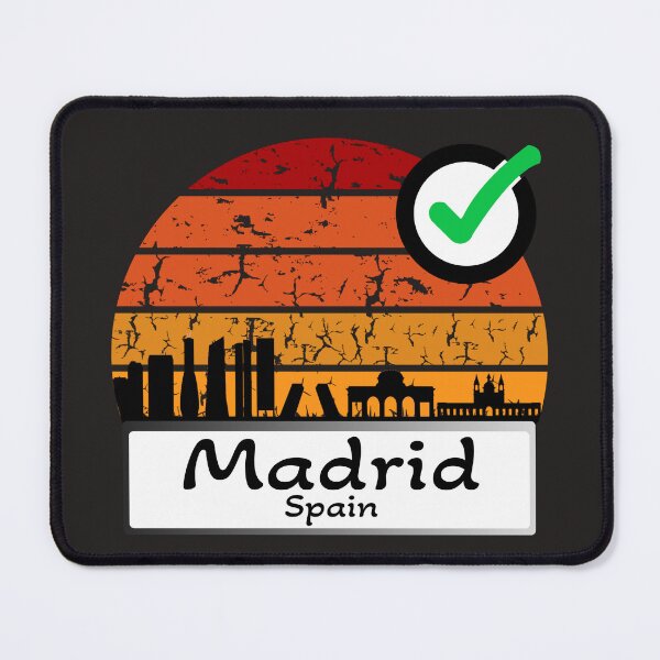 Item preview, madrid spain Skyline vintage  designed and sold by WhereIsTravis.