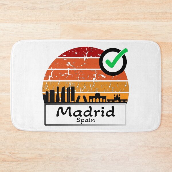 Item preview, madrid spain Skyline vintage  designed and sold by WhereIsTravis.