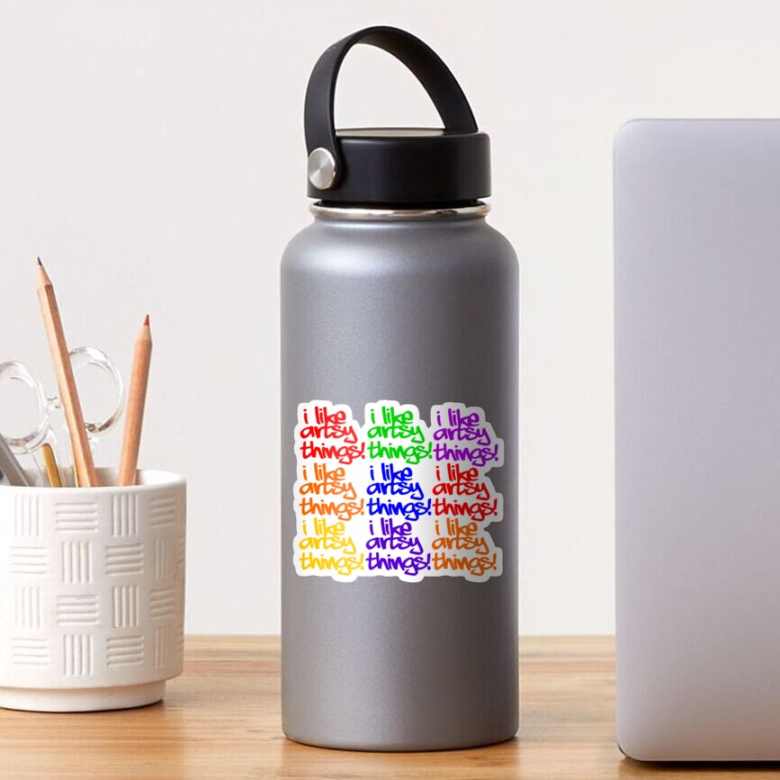 I Like Artsy Things Sticker