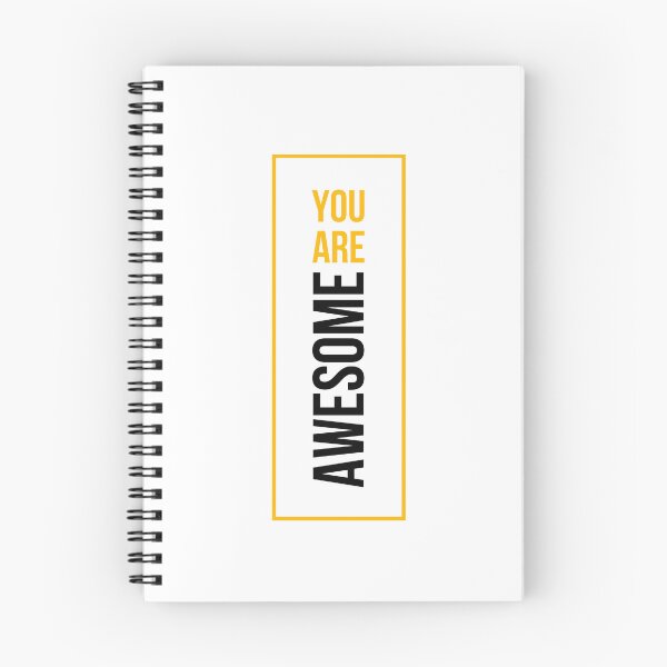 Item preview, YOU ARE AWESOME (BLACK) designed and sold by Doodle-Factory.