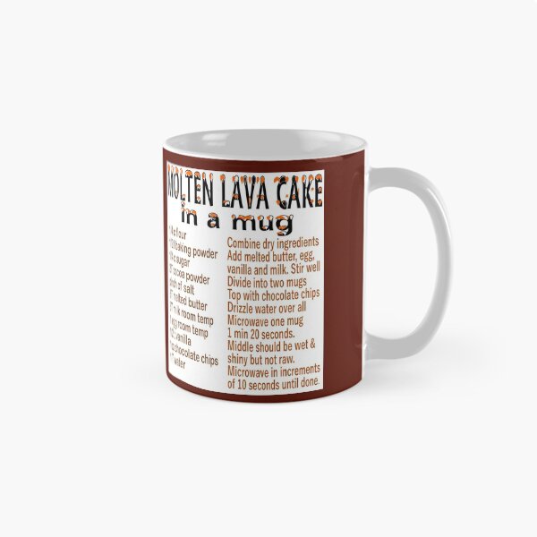 Item preview, Chocolate Molten Lava Cake in a mug designed and sold by BreezeTeeze.