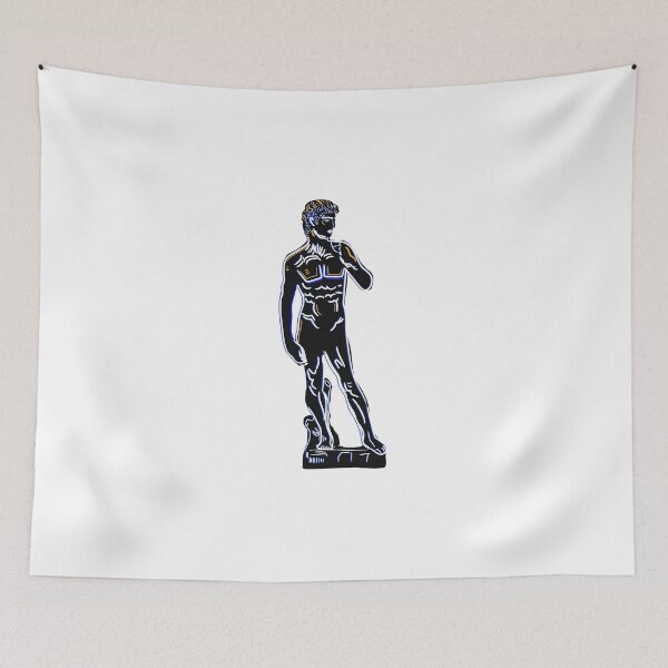 Item preview, David by Michelangelo t-shirt | David by Michelangelo illustration  designed and sold by KARTICK DUTTA.