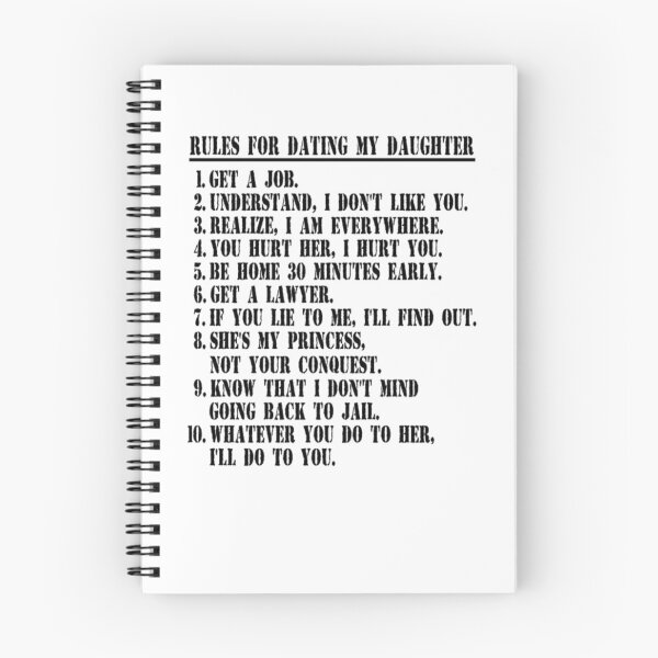 Item preview, 10 Rules For Dating My Daughter designed and sold by aryagiri.