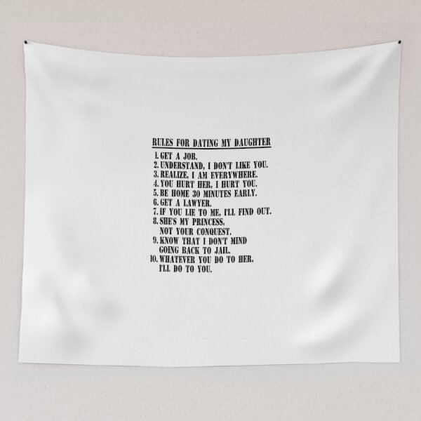 Item preview, 10 Rules For Dating My Daughter designed and sold by aryagiri.