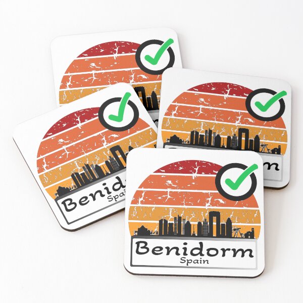 Item preview, benidorm spain Skyline vintage  designed and sold by WhereIsTravis.