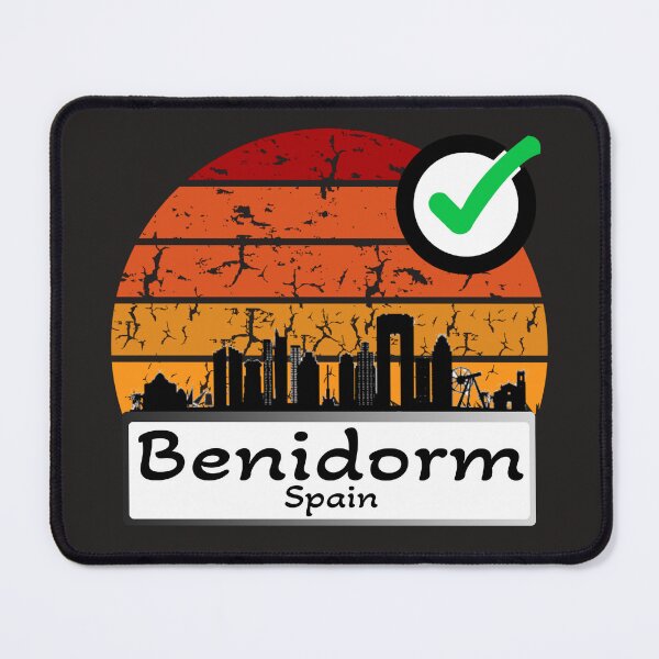 Item preview, benidorm spain Skyline vintage  designed and sold by WhereIsTravis.