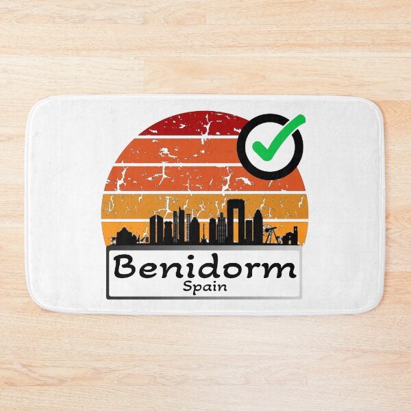 Item preview, benidorm spain Skyline vintage  designed and sold by WhereIsTravis.