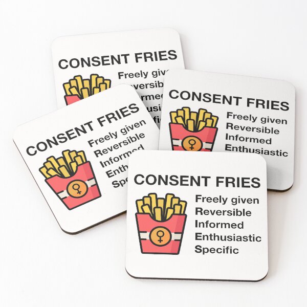 Item preview, Consent FRIES - Consensual Sex designed and sold by Picket Club.