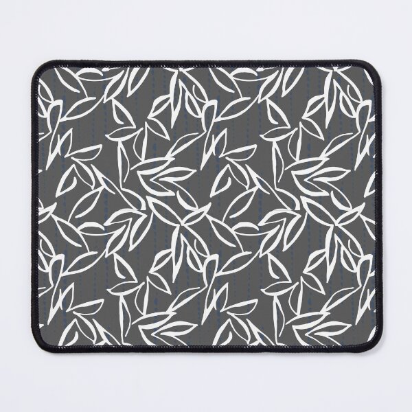 Item preview, Grey and White Leaves (No Square Outline) designed and sold by JazzPWall.