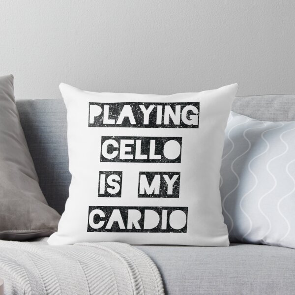 Item preview, Playing Cello is my Cardio | black designed and sold by Gregg Brinkerhoff.