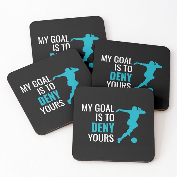 Item preview, Funny Soccer Gift My Goal Is To Deny Yours- Soccer Quote Soccer Tee Sport Team Gift Sticker designed and sold by dianesandraon.