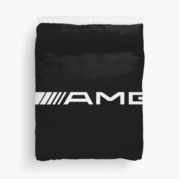 weißes Logo amg Bettbezug
