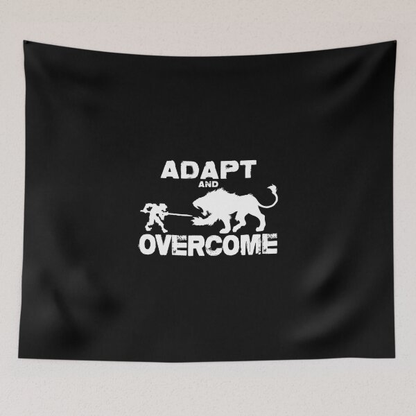 Item preview, Adapt And Overcome White Graphic Essential T-Shirt designed and sold by marshacryjsy7.