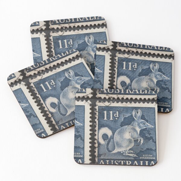 Item preview, Australian Blue Stamp 11- Rabbit Bandicoot designed and sold by 2AGoodHome.