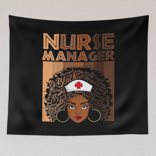 Item preview, Black Manager Nurse For Women Girls African American designed and sold by GardNewerd.