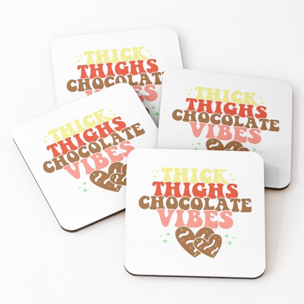 Item preview, Thick Thighs Chocolate Vibes - Valentine Vibes - Valentines day Gift designed and sold by Smartmerch99.
