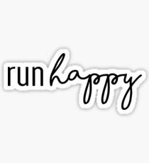 Run Happy (script) Sticker
