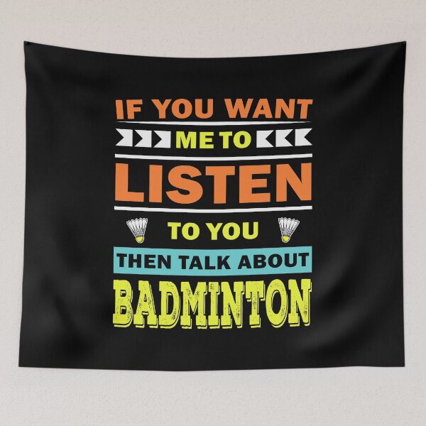 Item preview, Badminton Funny Quote designed and sold by vineeth.