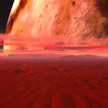 Artwork thumbnail, Red Moon Rising by AlienVisitor's Stuff