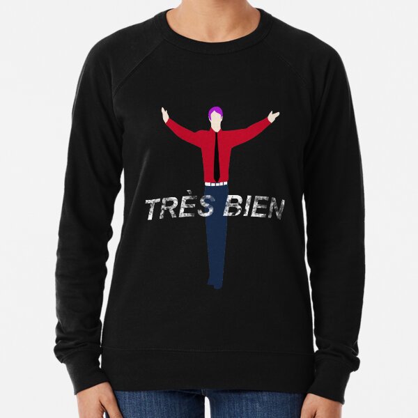Tres Bien Lightweight Sweatshirt By Rinkeii Redbubble