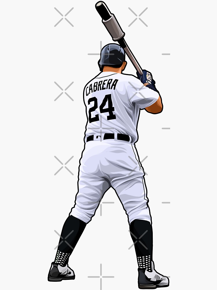 Miguel Cabrera Jersey Sticker for Sale by cbaunoch