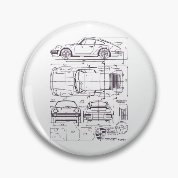 Item preview, 911 930 Blueprint turbo Classic vintage designed and sold by PeterwRamseth.