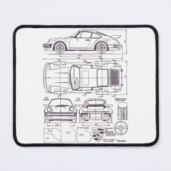 Item preview, 911 930 Blueprint turbo Classic vintage designed and sold by PeterwRamseth.
