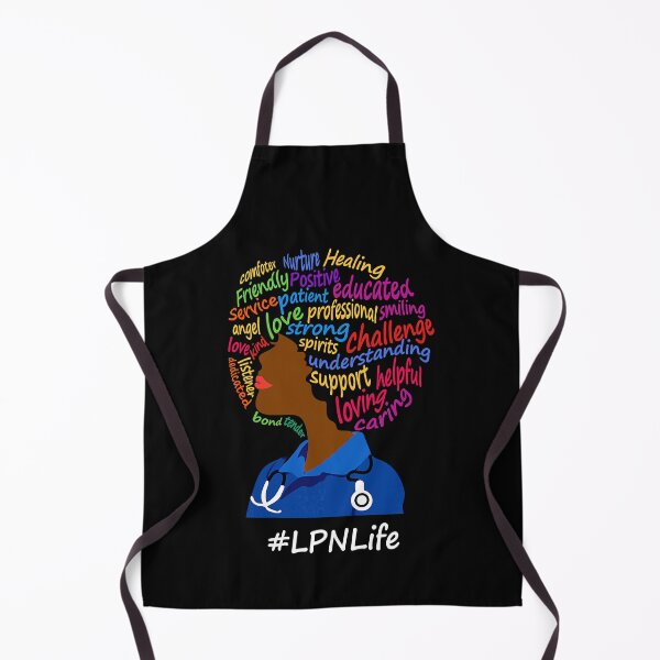 Item preview, Black Nurse Uniform Afro African LPN Life Nurses Day designed and sold by GardNewerd.