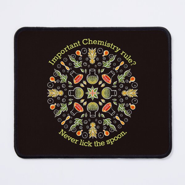 Item preview, Funny Chemistry Never Lick The Spoon Science Humor designed and sold by Boriana Giormova.